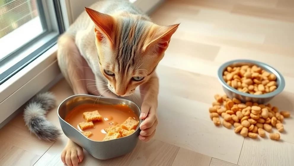 Hur får du din katt att gå upp i vikt