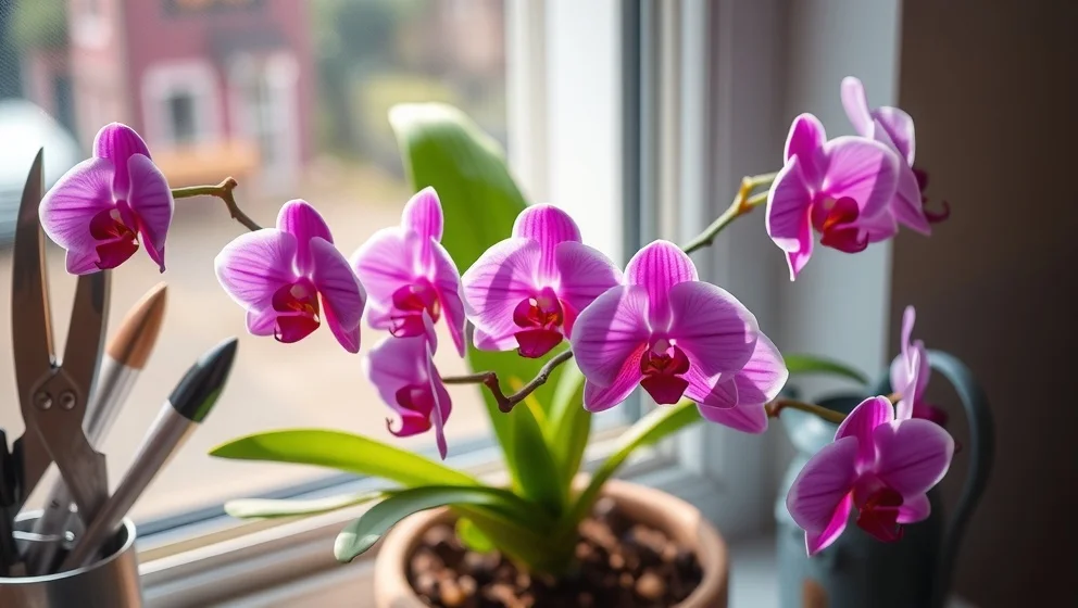 Hur får man orkideer att blomma om