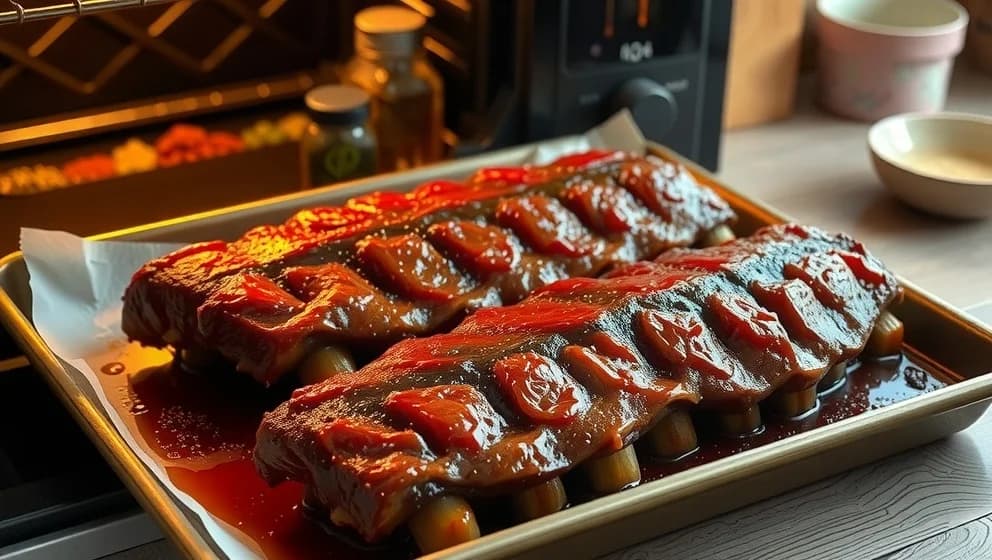 Tjocka revben i ugn blir så gott