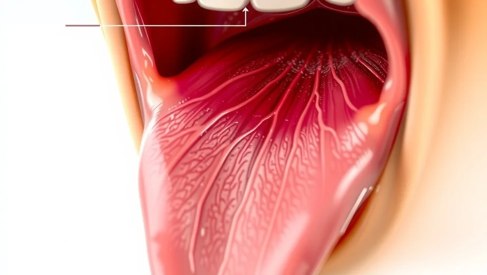Vad är normalt under tungan